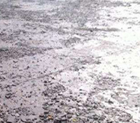 起皮、麻面，凍融處理